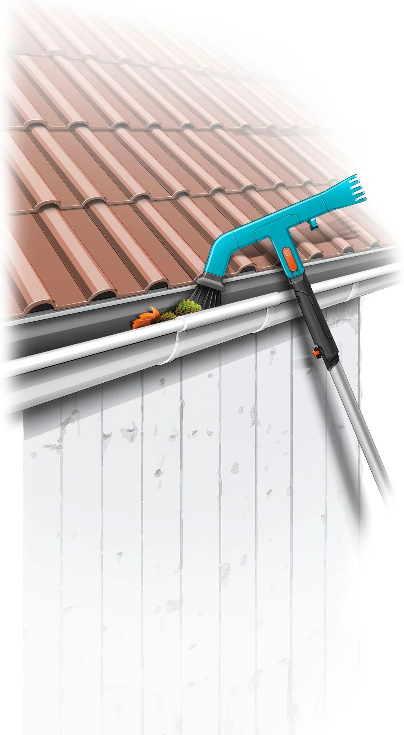 Gardena Combisystem Gootreiniger 52,8 X 18 X 10,2 Cm 5 Gardena Combisystem Gootreiniger 52,8 X 18 X 10,2 Cm - Afbeelding 3