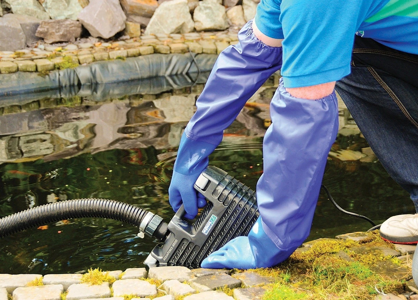 Hozelock Vijverhandschoen 6 X 21 X 38 Cm 4 Hozelock Vijverhandschoen 6 X 21 X 38 Cm - Afbeelding 2