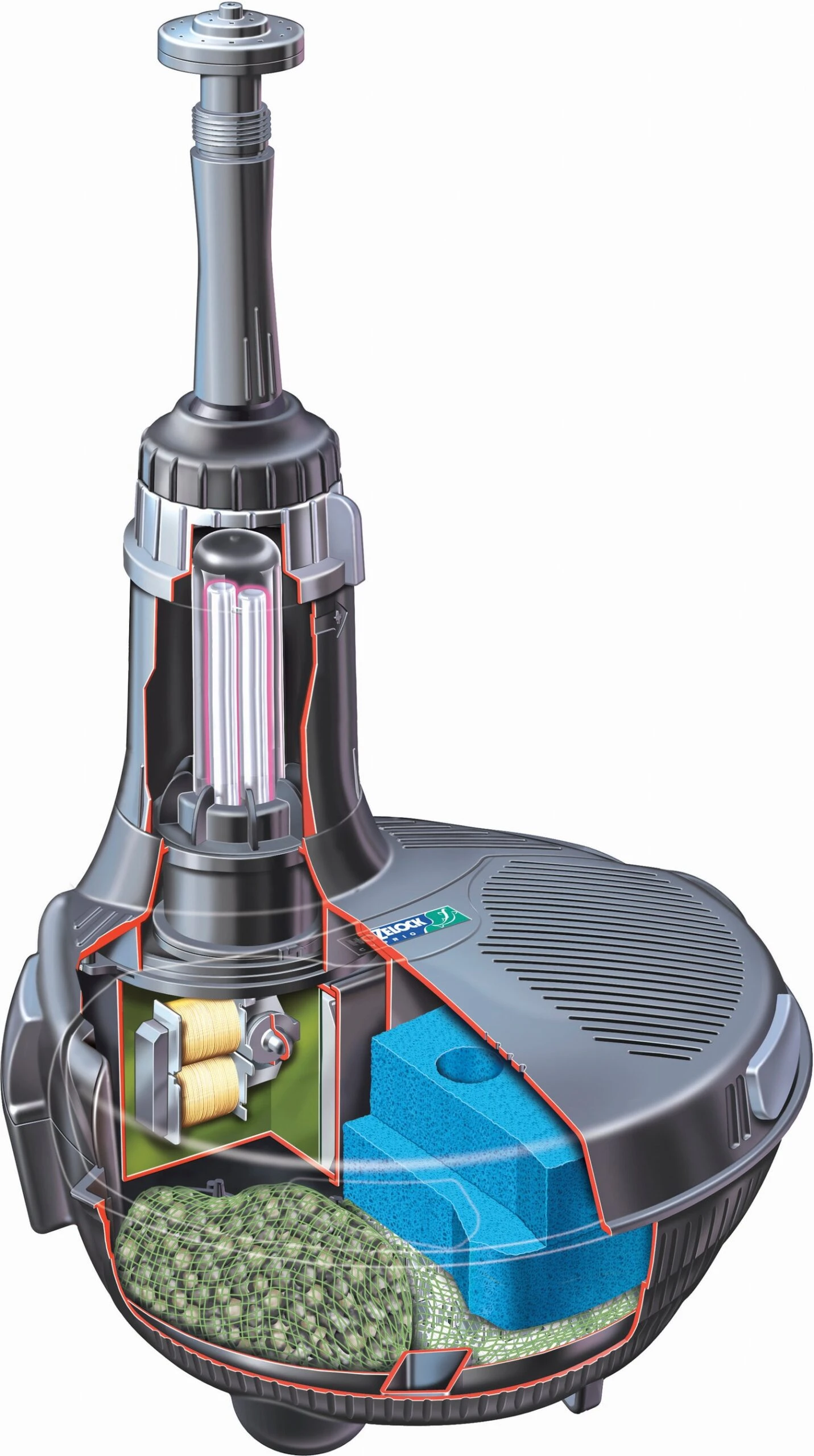 Hozelock Vijverfilter En Pomp EasyClear 4500 4 Hozelock Vijverfilter En Pomp EasyClear 4500 - Afbeelding 2