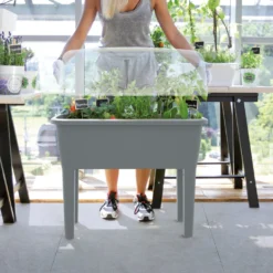 Intratuin Kweekbak Op Poten Grijs 77 X 58 X 96,3 Cm 12 Intratuin Kweekbak Op Poten Grijs 77 X 58 X 96,3 Cm -Goedkope Hof Liefde Winkel 5905197268071 5