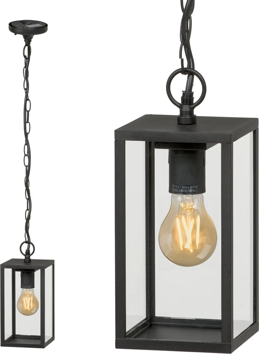 Garden Lights Hanglamp Ardea Zwart 12 X 12 X 22 Cm 3 Garden Lights Hanglamp Ardea Zwart 12 X 12 X 22 Cm