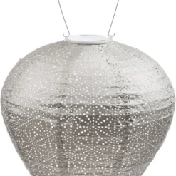 Lumiz Solar Lampion Taupe D 30 H 30 Cm