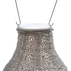 Lumiz Solar Lampion Taupe D 16 H 20 Cm