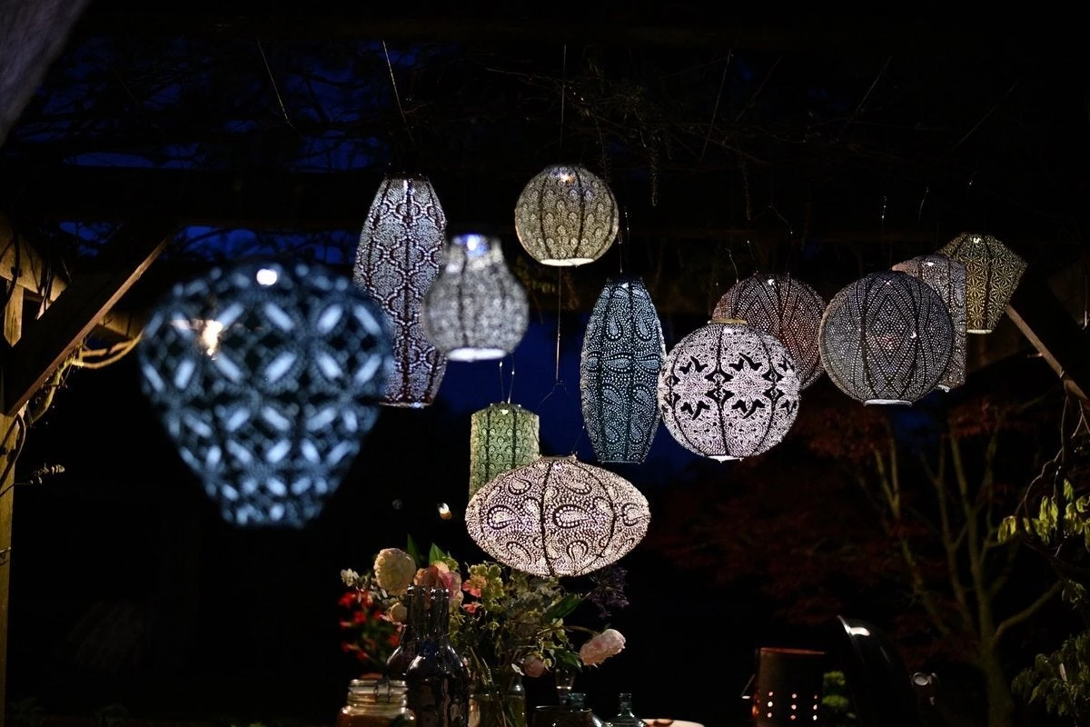 Lumiz Solar Lampion Groen D 18 H 33 Cm 5 Lumiz Solar Lampion Groen D 18 H 33 Cm - Afbeelding 3