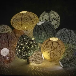 Lumiz Solar Lampion Goud D 40 H 27 Cm -Goedkope Hof Liefde Winkel 6013839529561 2