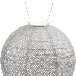 Lumiz Solar Lampion Taupe D 30 H 29 Cm