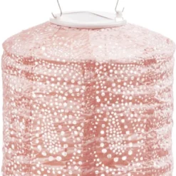 Lumiz Solar Lampion Roze D 18 H 33 Cm