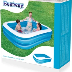 Bestway Kinderzwembad Rechthoek Blauw 211 X 132 X 46 Cm 6+ -Goedkope Hof Liefde Winkel 6942138922448 3 1