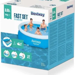 Bestway Zwembad Fast Set Rond Blauw D 305 H 76 Cm 7 Bestway Zwembad Fast Set Rond Blauw D 305 H 76 Cm -Goedkope Hof Liefde Winkel 6942138949933 3