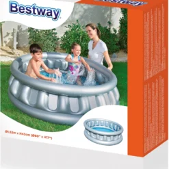 Bestway Kinderzwembad Space Ship Rond Zilver D 152 H 43 Cm -Goedkope Hof Liefde Winkel 6942138950168 10
