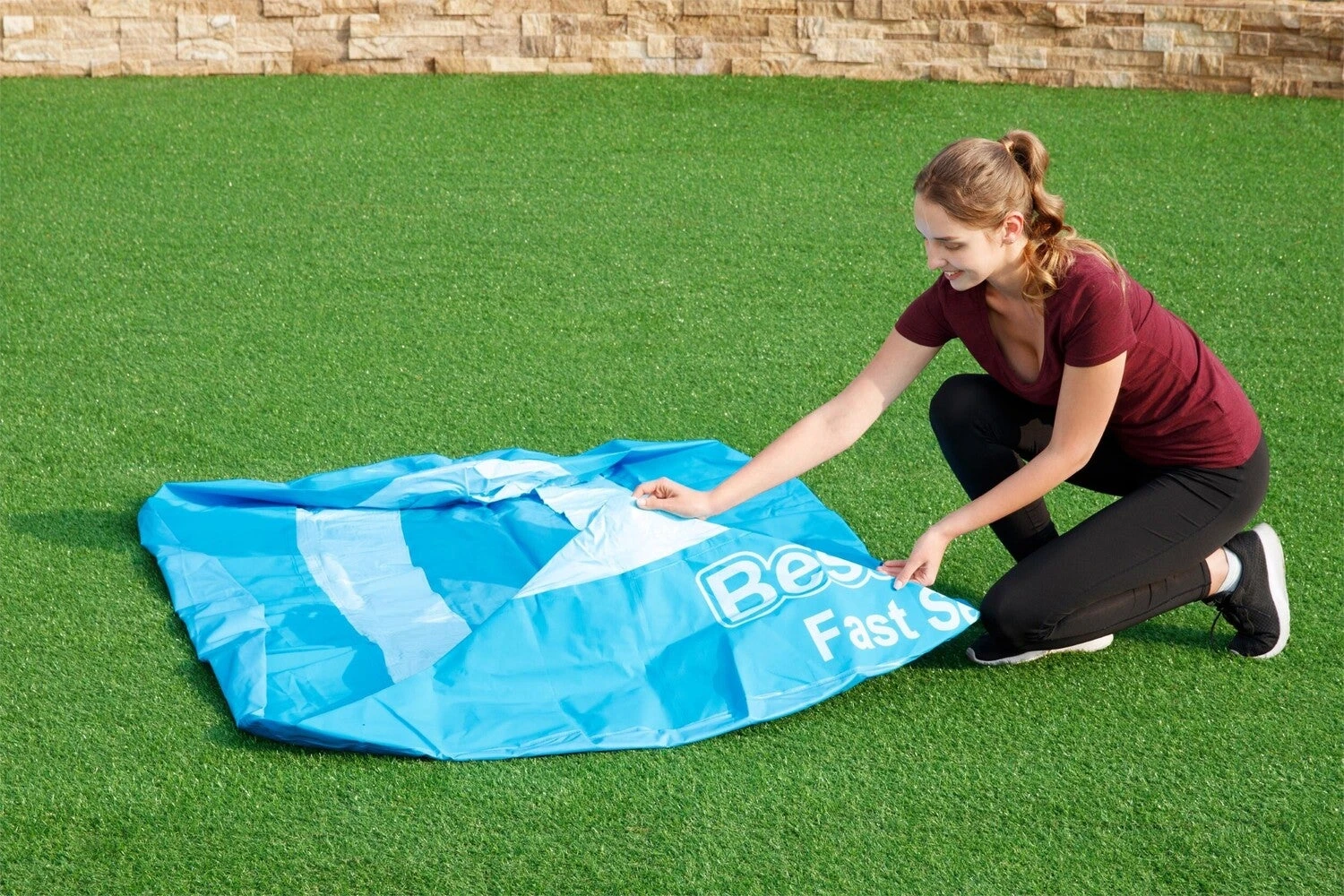 Bestway Opblaasbaar Zwembad Marin Rond Blauw D 183 H 51 Cm 4 Bestway Opblaasbaar Zwembad Marin Rond Blauw D 183 H 51 Cm - Afbeelding 2