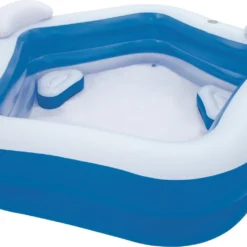 Bestway Opblaasbaar Zwembad Pentagonaal 231 X 207 X 69 Cm