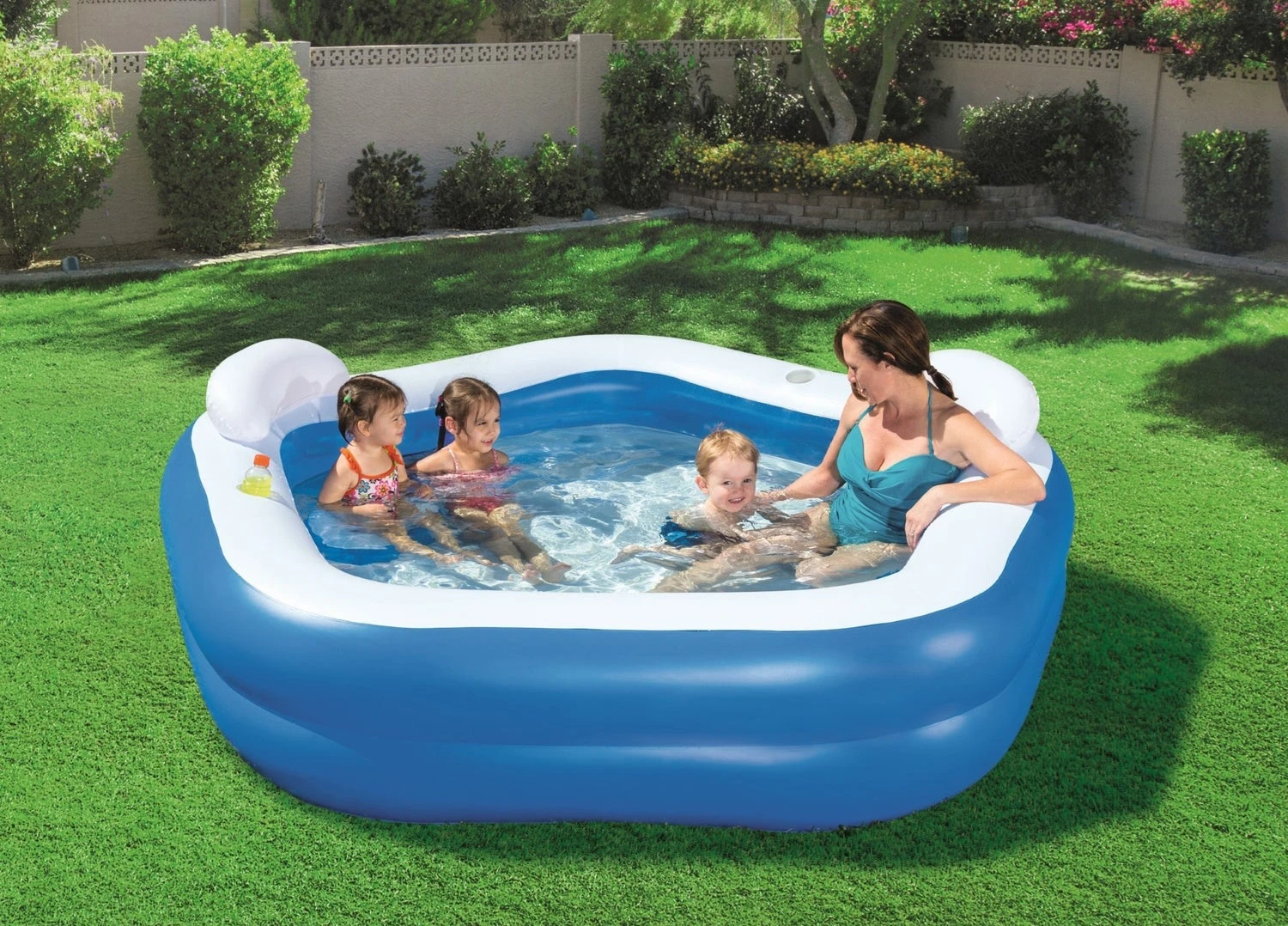 Bestway Opblaasbaar Zwembad Pentagonaal 231 X 207 X 69 Cm 11 Bestway Opblaasbaar Zwembad Pentagonaal 231 X 207 X 69 Cm - Afbeelding 9