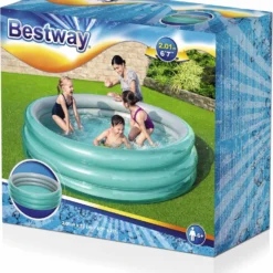 Bestway Kinderzwembad Rond Turquoise / Metallic D 201 H 53 Cm 6+ -Goedkope Hof Liefde Winkel 6942138973914 10