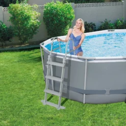 Bestway Frame Zwembad Power Steel Ovaal 427 X 250 X 100 Cm -Goedkope Hof Liefde Winkel 6942138976892 6