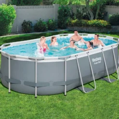 Bestway Frame Zwembad Power Steel Ovaal 427 X 250 X 100 Cm -Goedkope Hof Liefde Winkel 6942138976892 7