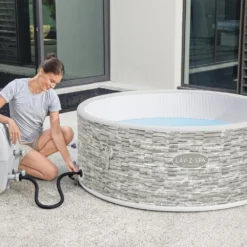 Bestway Opblaasbare Jacuzzi Lay-Z-Spa Vancouver Plus Rond Grijs D 155 H 60 Cm 20 Bestway Opblaasbare Jacuzzi Lay-Z-Spa Vancouver Plus Rond Grijs D 155 H 60 Cm -Goedkope Hof Liefde Winkel 6942138978896 4