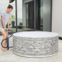 Bestway Opblaasbare Jacuzzi Lay-Z-Spa Vancouver Plus Rond Grijs D 155 H 60 Cm 21 Bestway Opblaasbare Jacuzzi Lay-Z-Spa Vancouver Plus Rond Grijs D 155 H 60 Cm -Goedkope Hof Liefde Winkel 6942138978896 5