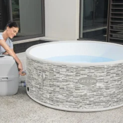 Bestway Opblaasbare Jacuzzi Lay-Z-Spa Vancouver Plus Rond Grijs D 155 H 60 Cm 22 Bestway Opblaasbare Jacuzzi Lay-Z-Spa Vancouver Plus Rond Grijs D 155 H 60 Cm -Goedkope Hof Liefde Winkel 6942138978896 6