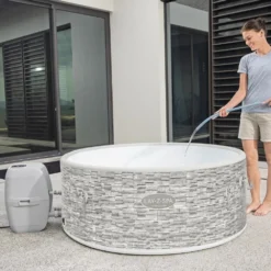 Bestway Opblaasbare Jacuzzi Lay-Z-Spa Vancouver Plus Rond Grijs D 155 H 60 Cm 23 Bestway Opblaasbare Jacuzzi Lay-Z-Spa Vancouver Plus Rond Grijs D 155 H 60 Cm -Goedkope Hof Liefde Winkel 6942138978896 7