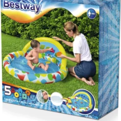 Bestway Kinderzwembad Ovaal Splash & Learn 120 X 117 X 46 Cm 1+ -Goedkope Hof Liefde Winkel 6942138983906 15
