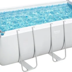 Bestway Frame Zwembad Power Steel Rechthoek 412 X 201 X 122 Cm