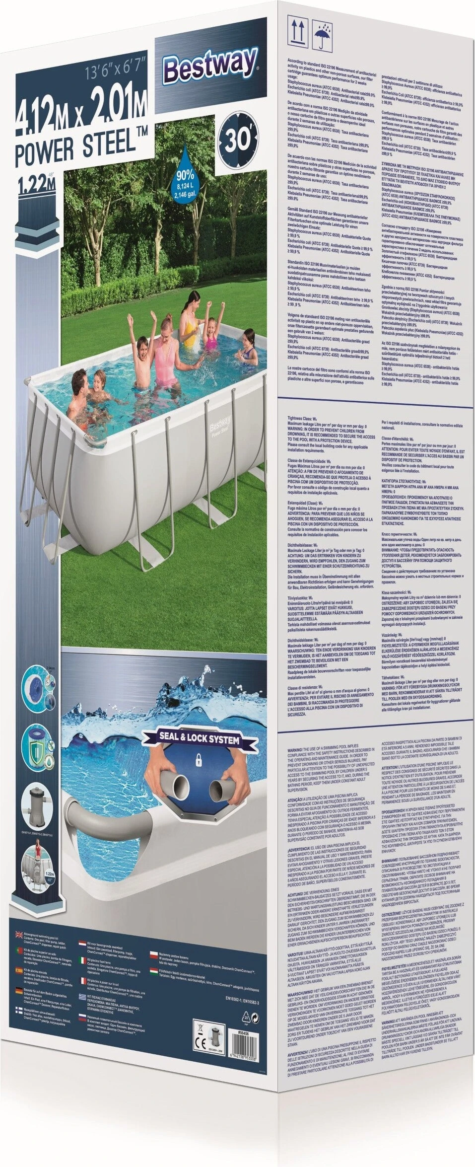 Bestway Frame Zwembad Power Steel Rechthoek 412 X 201 X 122 Cm 12 Bestway Frame Zwembad Power Steel Rechthoek 412 X 201 X 122 Cm - Afbeelding 10