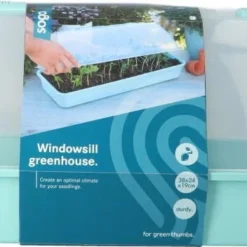 SOGO Vensterbank Kweekkasje 54 X 21 X 20 Cm