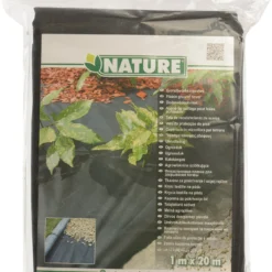 Nature Grondbedekkingsvlies 1 X 20m 50 G/m² Zwart -Goedkope Hof Liefde Winkel 8711338302200 2