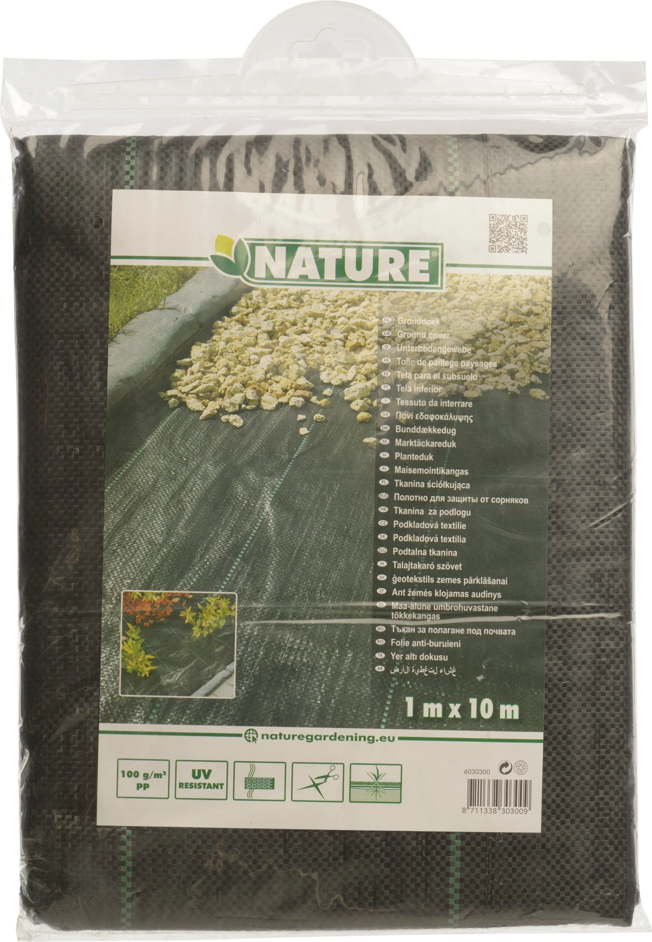 Nature Gronddoek 1 M X 10 M Zwart 3 Nature Gronddoek 1 M X 10 M Zwart