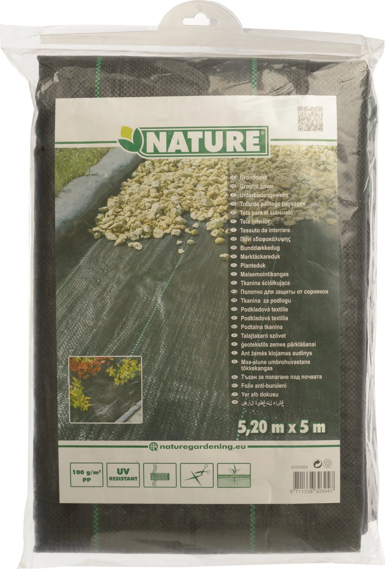 Nature Worteldoek 5,2 X 5 M Zwart 6 Nature Worteldoek 5,2 X 5 M Zwart - Afbeelding 4