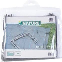 Nature Gronddoekpennen Metaal H20 X 25cm 20 Stuks -Goedkope Hof Liefde Winkel 8711338303917 3