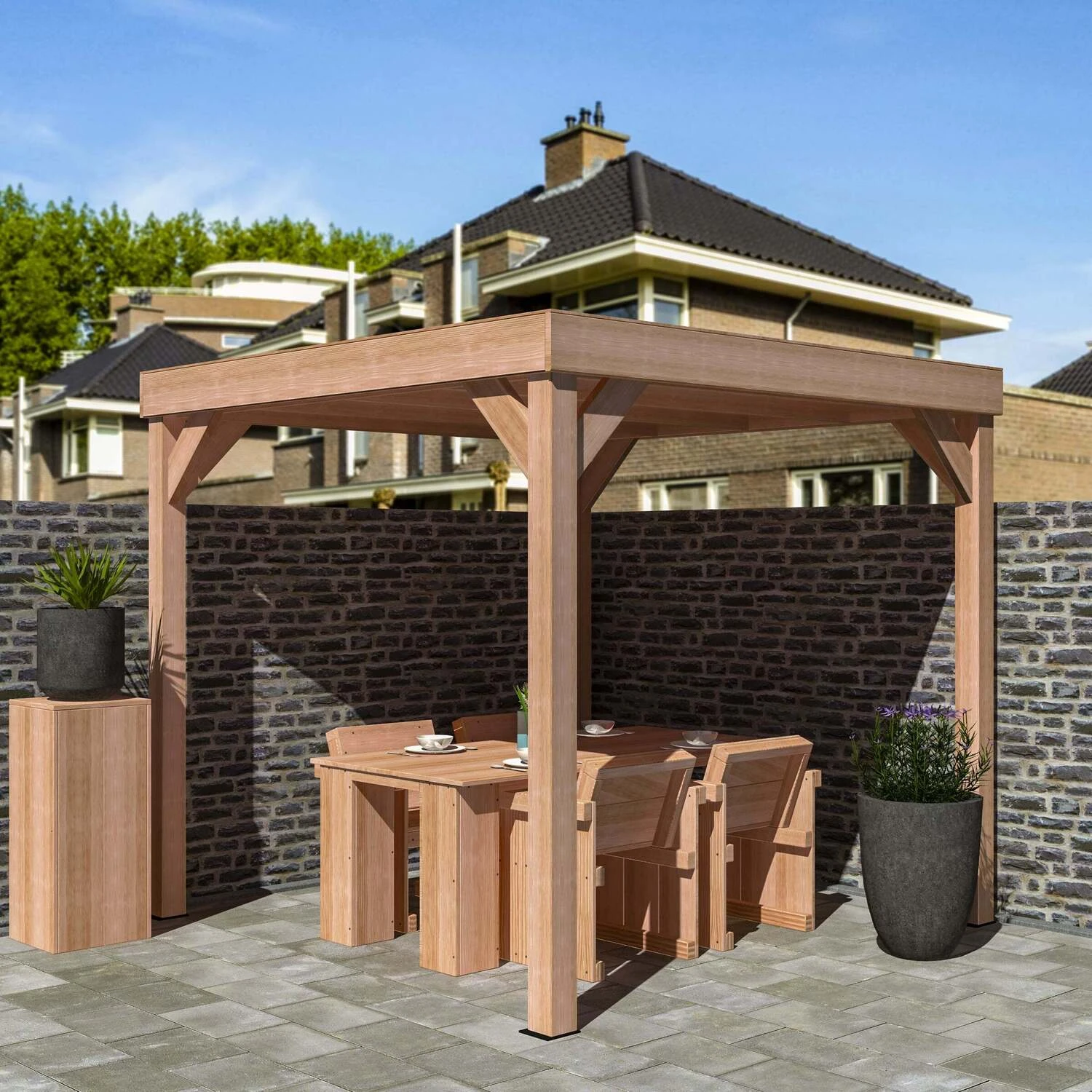 Overkapping Douglas 247 X 270 X 270 Cm 4 Overkapping Douglas 247 X 270 X 270 Cm - Afbeelding 2