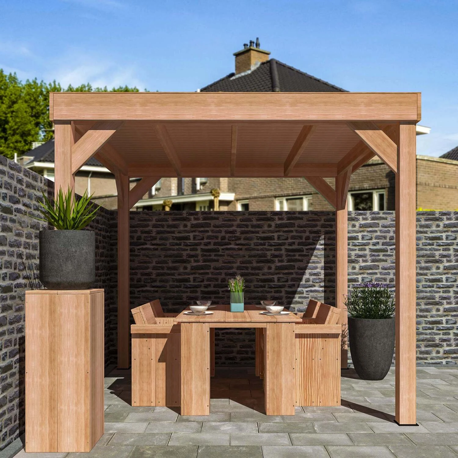 Overkapping Douglas 247 X 270 X 270 Cm 5 Overkapping Douglas 247 X 270 X 270 Cm - Afbeelding 3