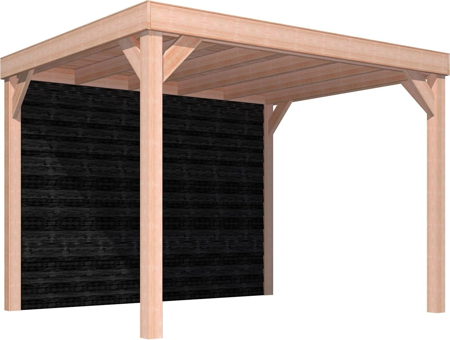 Overkapping Douglas + Achterwand Zweeds Rabat Zwart 270 X 330 Cm 3 Overkapping Douglas + Achterwand Zweeds Rabat Zwart 270 X 330 Cm