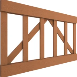 Tuinpoort Recht Colorado Hardhout 60 X 100 Cm -Goedkope Hof Liefde Winkel 8711615168390 2