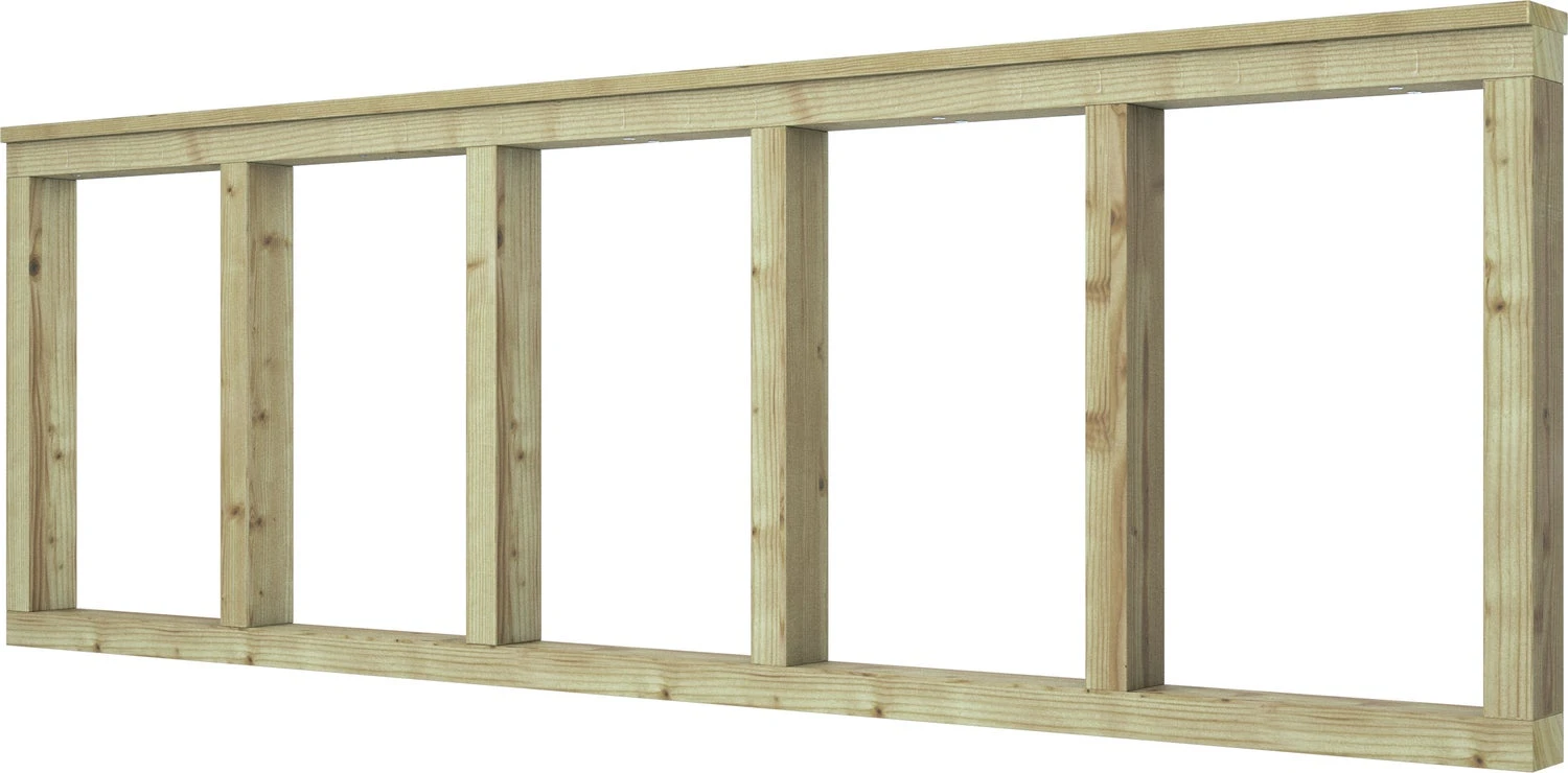 Tuinhek Donau Grenen 180 X 60 Cm 4 Tuinhek Donau Grenen 180 X 60 Cm - Afbeelding 2