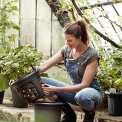 Elho Aardappel Kweekpot Green Basics Zwart D 32 H 26 Cm -Goedkope Hof Liefde Winkel 8711904315597 3