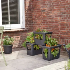 Elho Kweekbak Zwart 50 X 35 X 36 Cm -Goedkope Hof Liefde Winkel 8711904494490 4