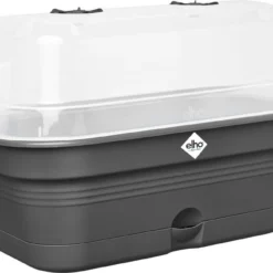 Elho Allin1 Kweekbak Zwart / Transparant 39 X 23 X 25,7 Cm