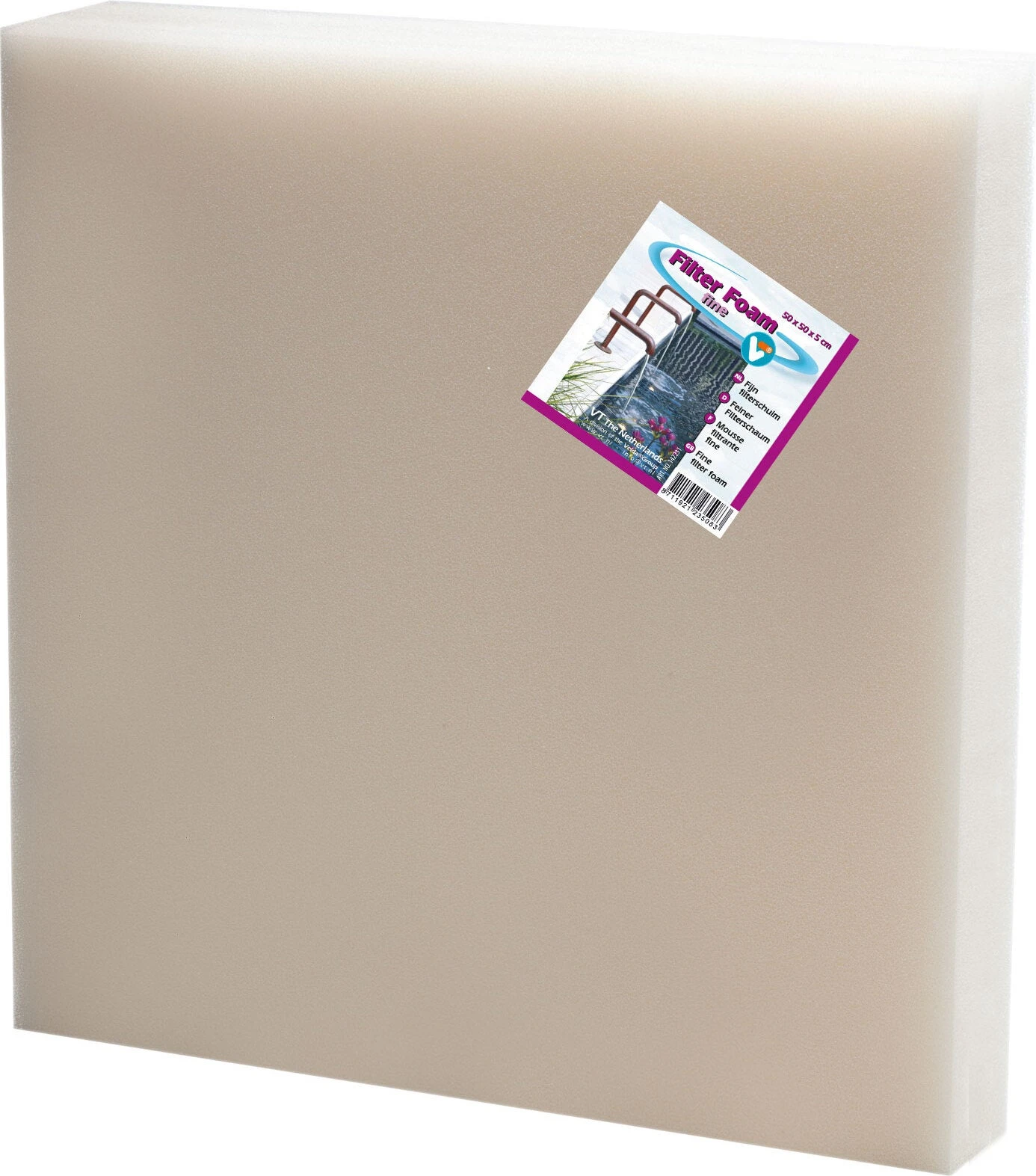 VT Filterschuim Fijn Wit 50 X 50 X 5 Cm 3 VT Filterschuim Fijn Wit 50 X 50 X 5 Cm