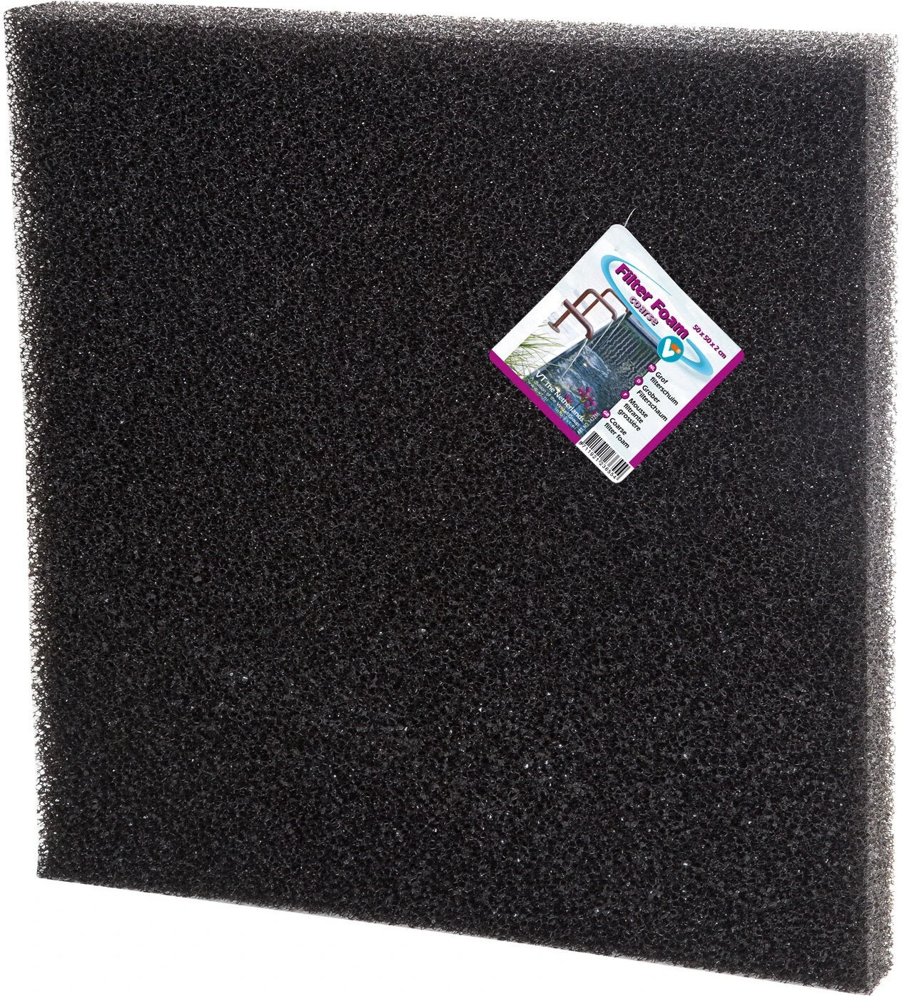 VT Filterschuim Grof Zwart 50 X 50 X 2 Cm 3 VT Filterschuim Grof Zwart 50 X 50 X 2 Cm