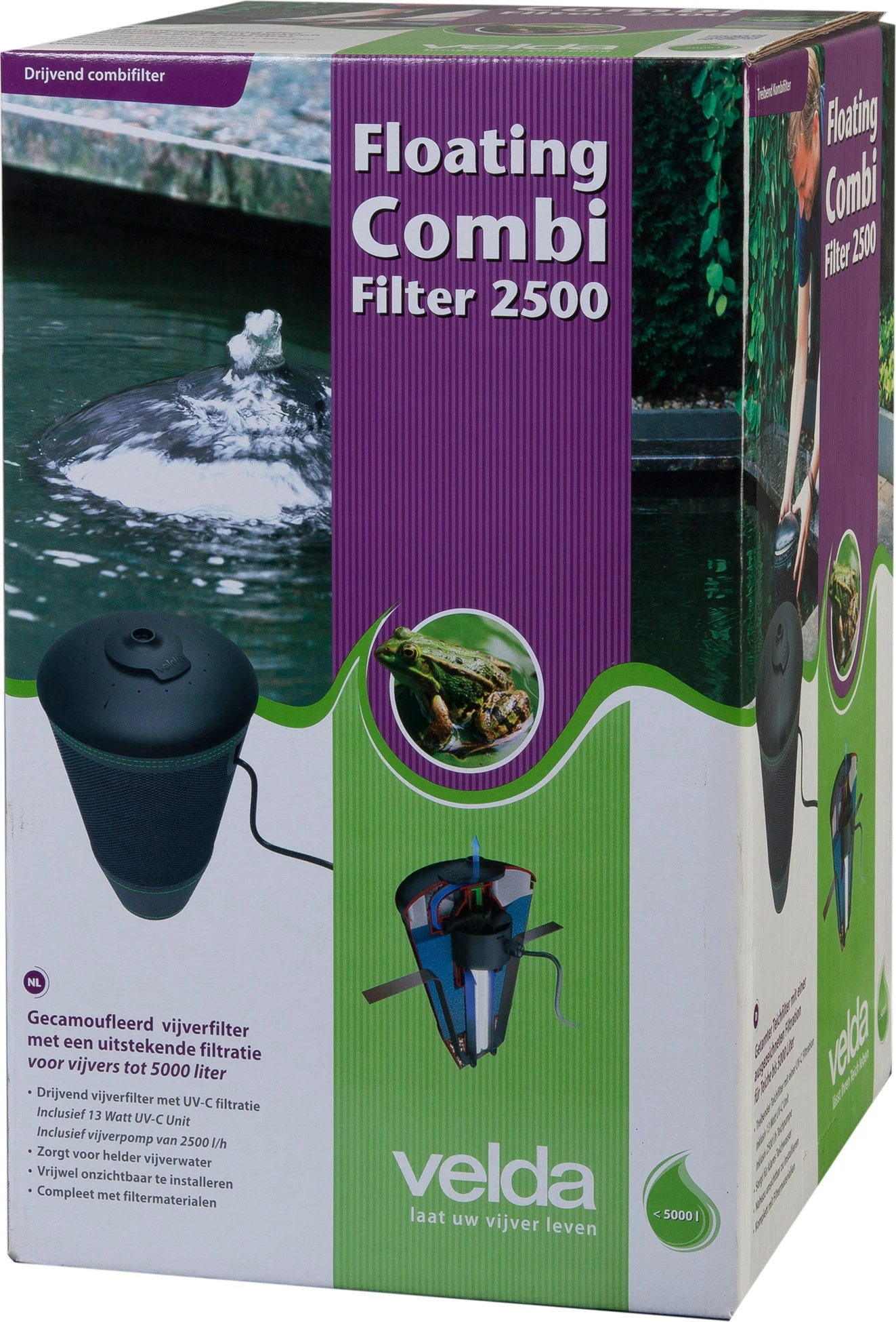 Velda Drijvend Combi Filter 2500 L/h 6 Velda Drijvend Combi Filter 2500 L/h - Afbeelding 4