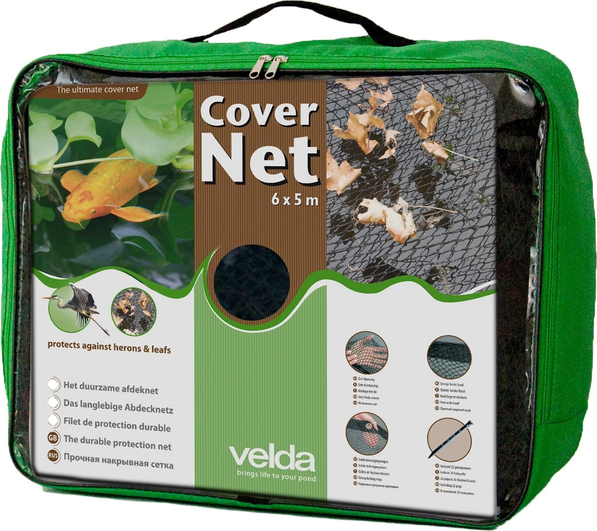 Velda Afdeknet Met Grondpennen 6 X 5 M 3 Velda Afdeknet Met Grondpennen 6 X 5 M