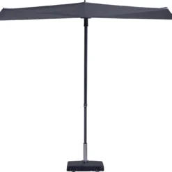 Madison Parasol Sun Wave 300 X 150 Cm Grijs