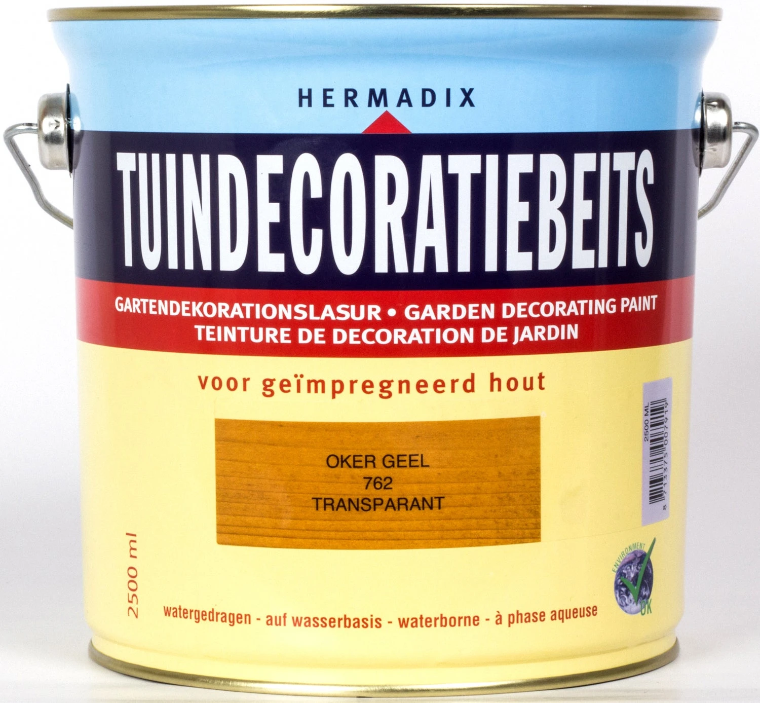 Hermadix Tuindecoratiebeits Oker Geel 2,5 L 3 Hermadix Tuindecoratiebeits Oker Geel 2,5 L