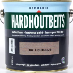 Hermadix Hardhoutbeits Lichtgrijs 2,5 L