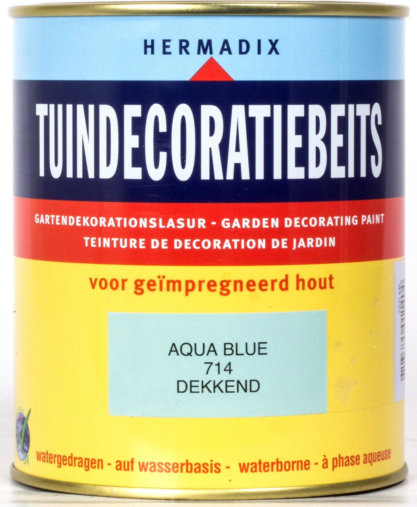 Hermadix Tuindecoratiebeits Aqua Blue 750 Ml 3 Hermadix Tuindecoratiebeits Aqua Blue 750 Ml