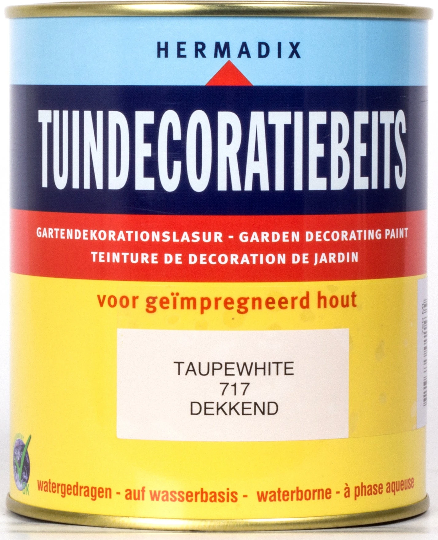 Hermadix Tuindecoratiebeits Taupe Wit 750 Ml 2 Hermadix Tuindecoratiebeits Taupe Wit 750 Ml
