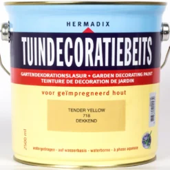 Hermadix Tuindecoratiebeits Lichtgeel 2,5 L